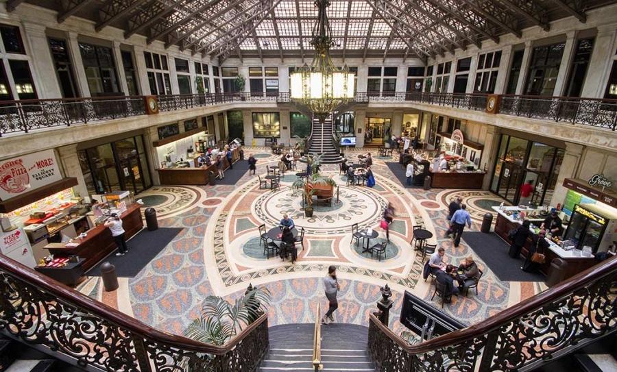 Ellicott Square Building Interior