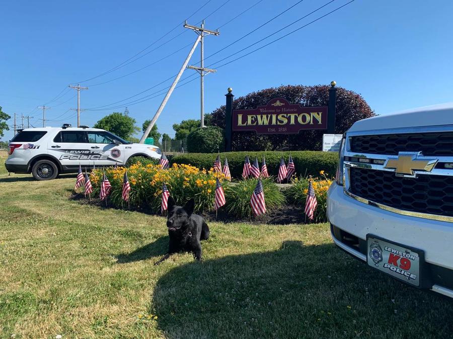 Lewiston Police Car