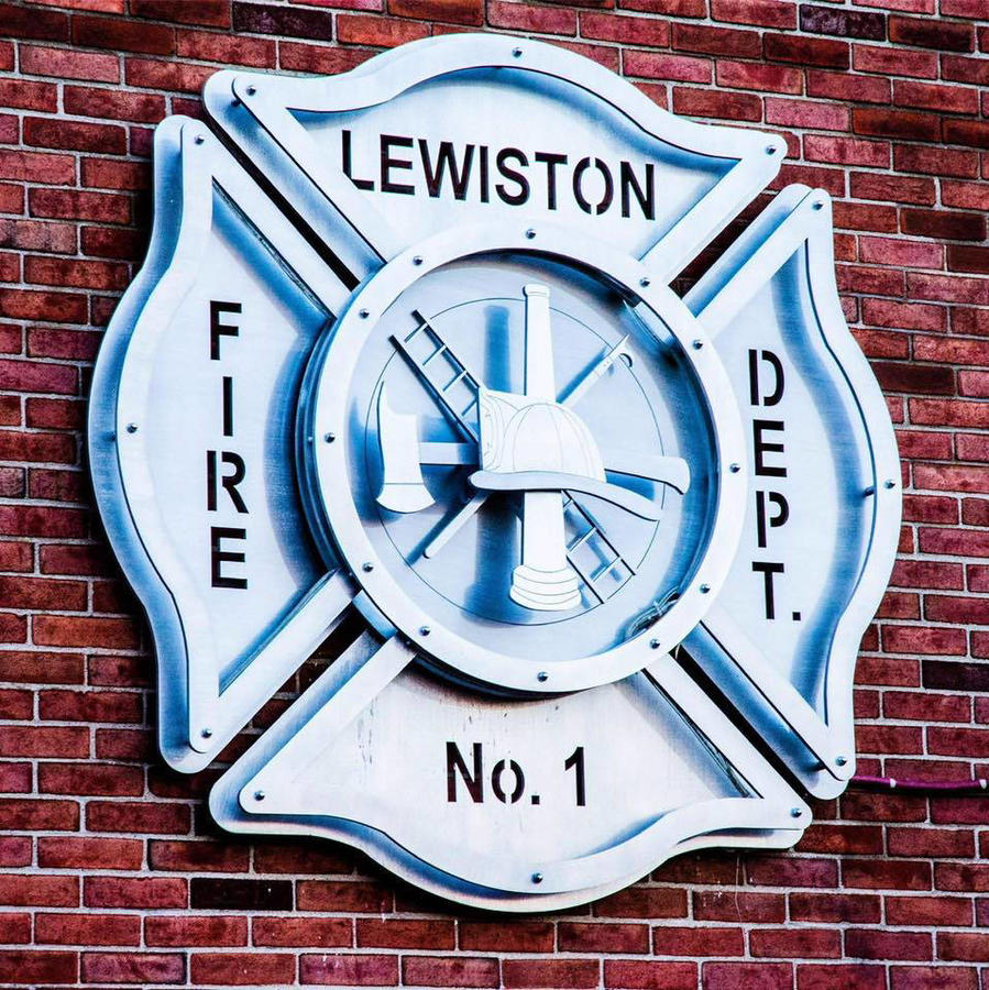Lewiston Fire Dept Sign