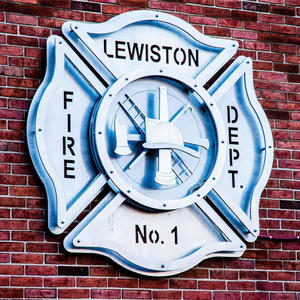 Lewiston Fire Dept Sign