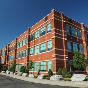 exterior of large brick building